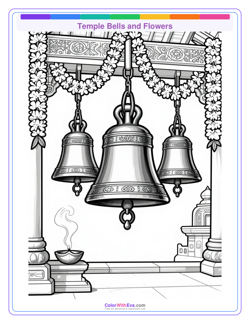 Temple Bells and Flowers preview