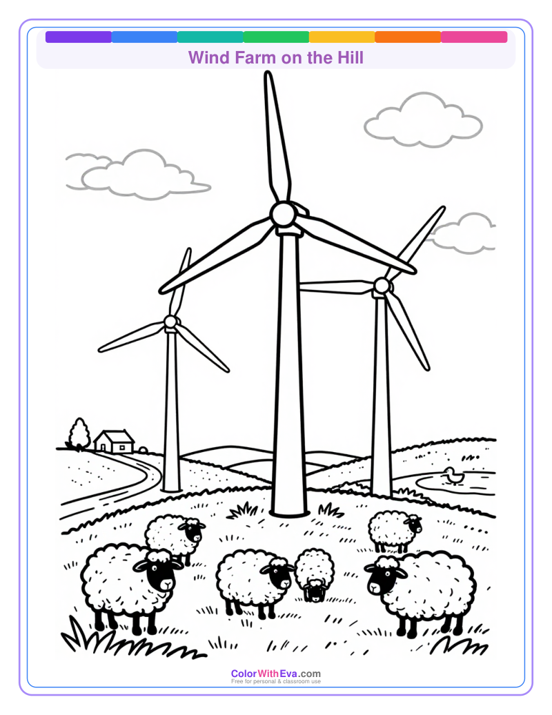 Wind Farm on the Hill preview