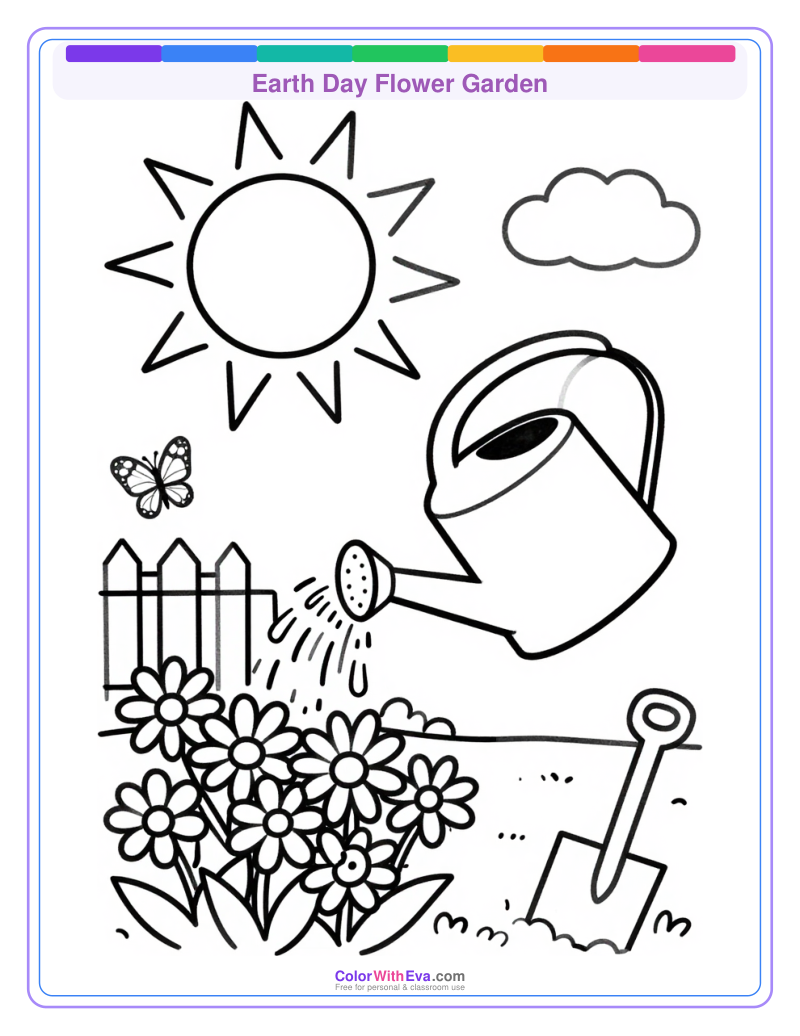 Earth Day Flower Garden preview