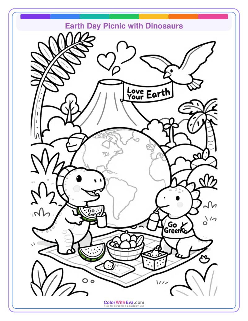 Earth Day Picnic with Dinosaurs thumbnail