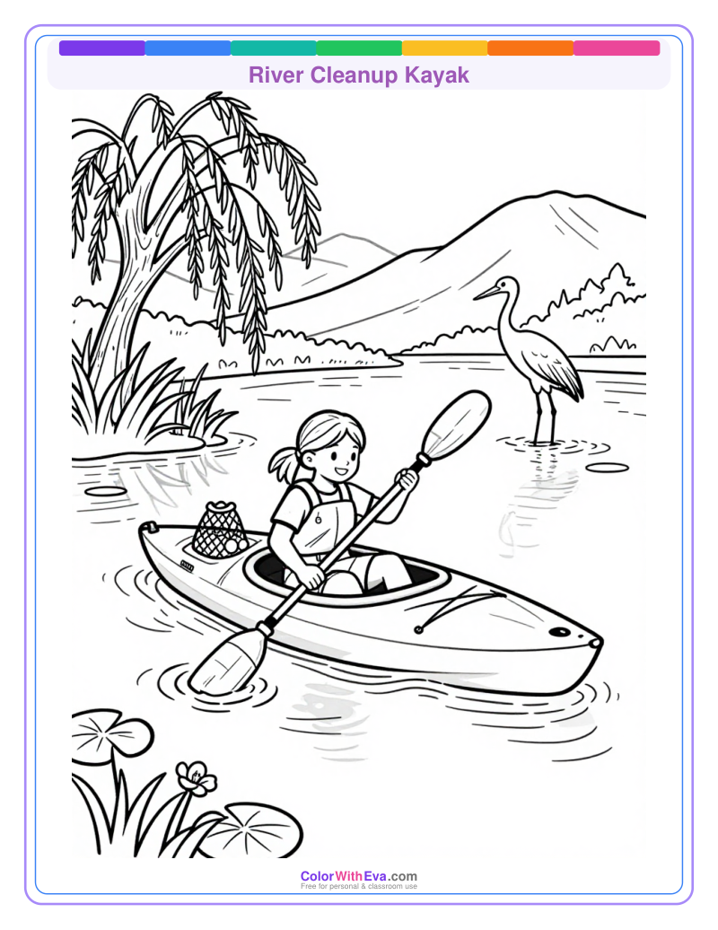 River Cleanup Kayak preview