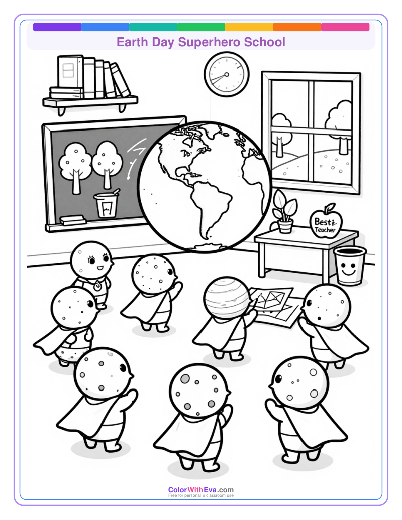 Earth Day Superhero School thumbnail