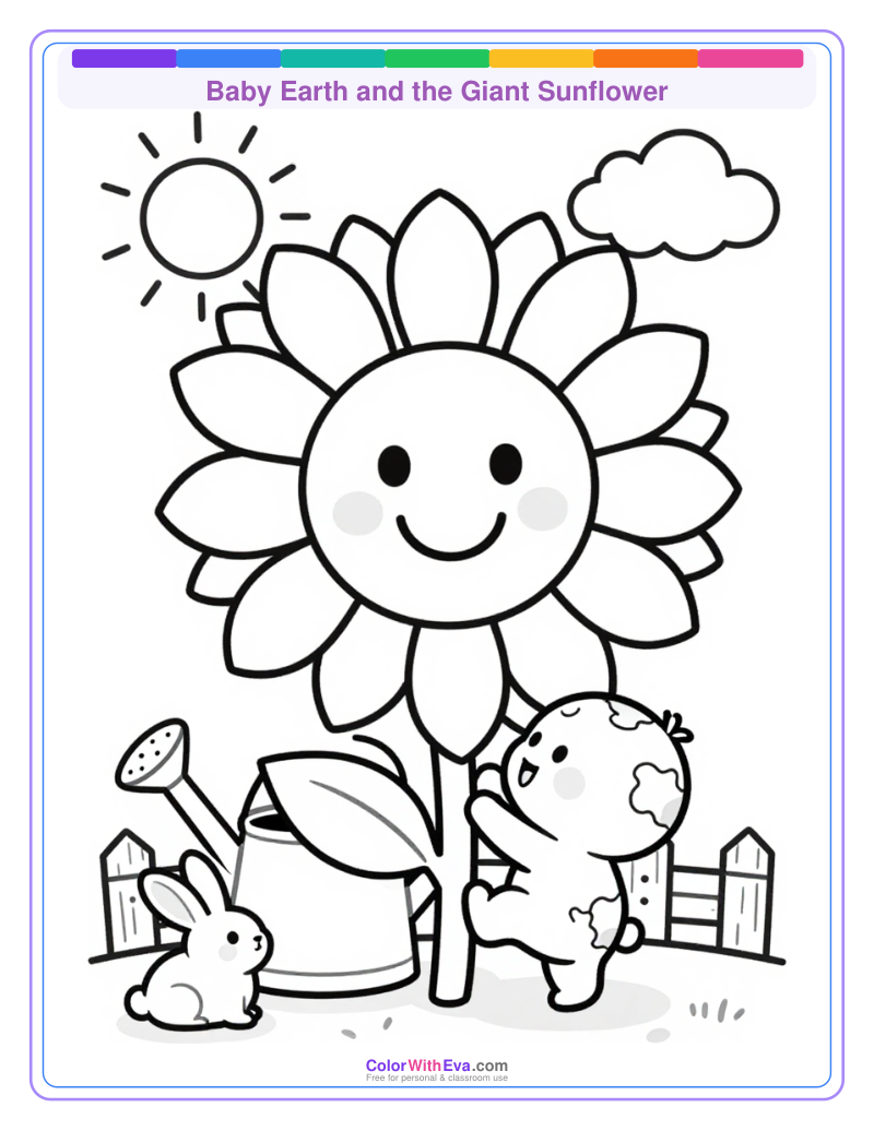 Baby Earth and the Giant Sunflower thumbnail