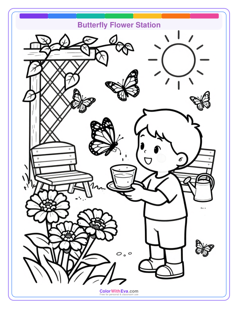 Butterfly Flower Station preview