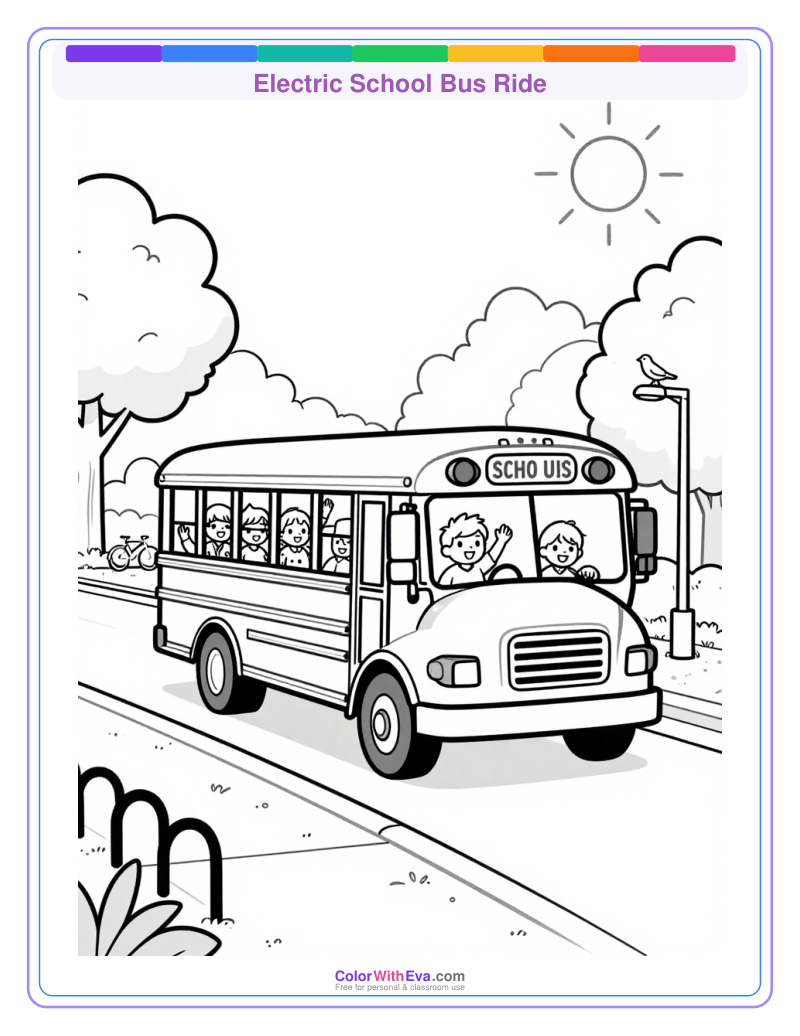 Electric School Bus Ride preview