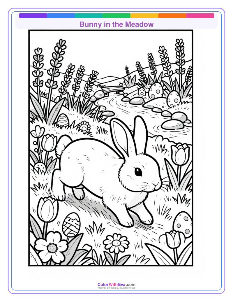Bunny in the Meadow preview