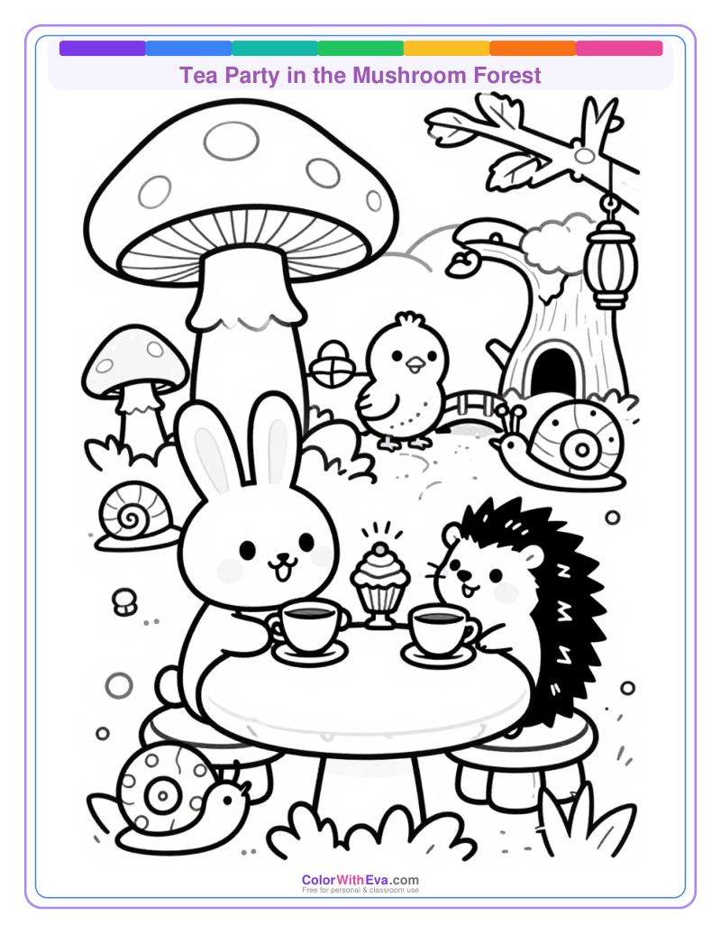 Tea Party in the Mushroom Forest thumbnail