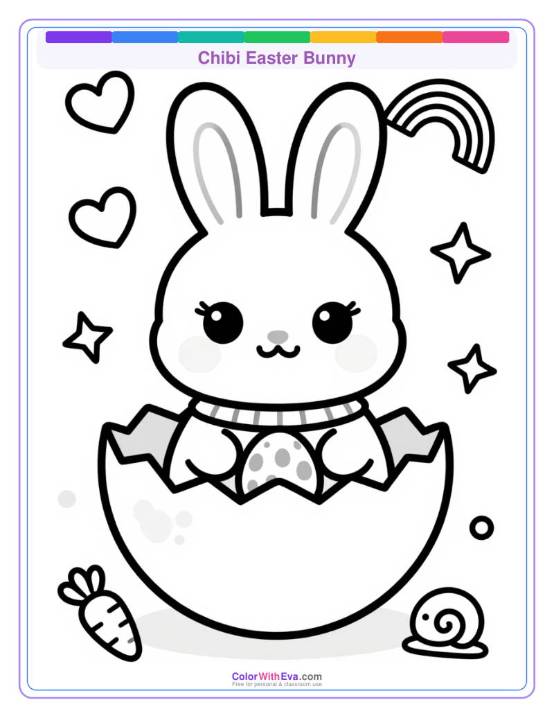Chibi Easter Bunny preview