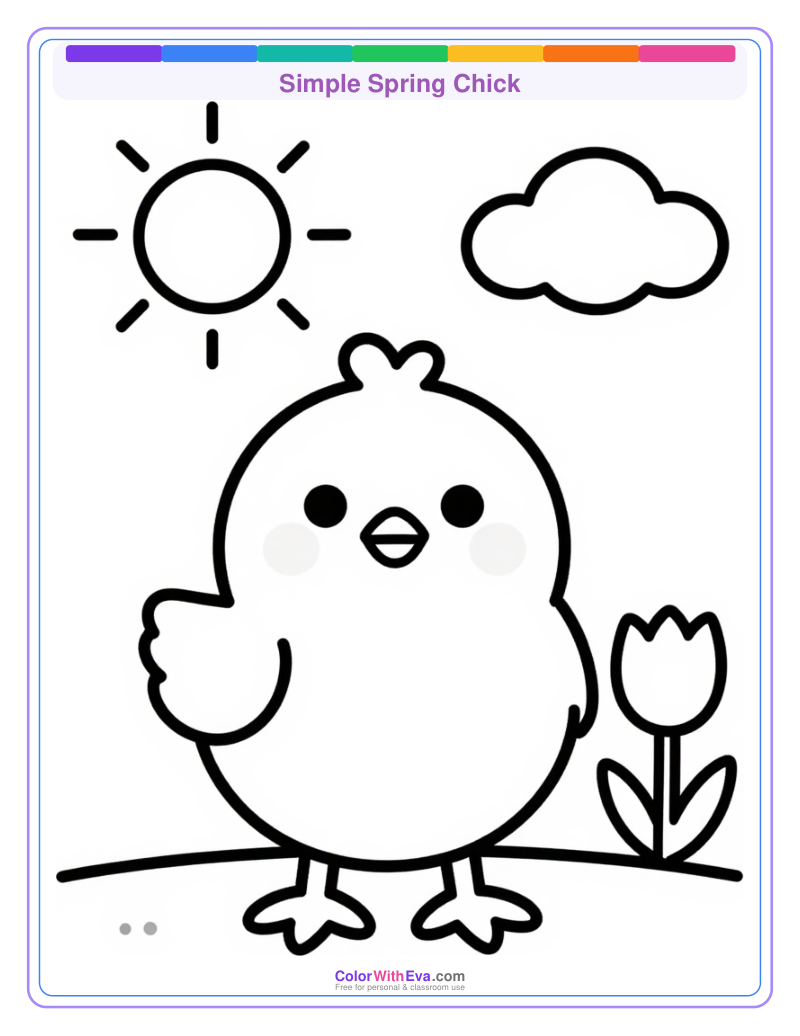 Simple Spring Chick preview
