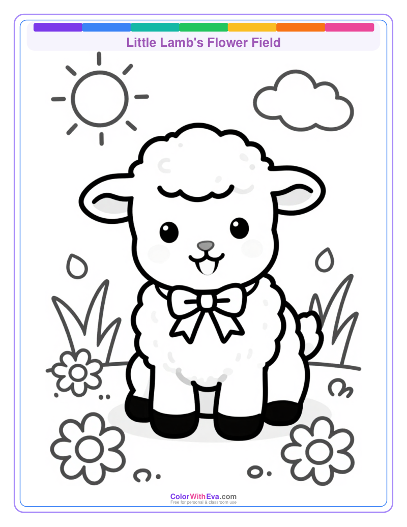 Little Lamb's Flower Field preview