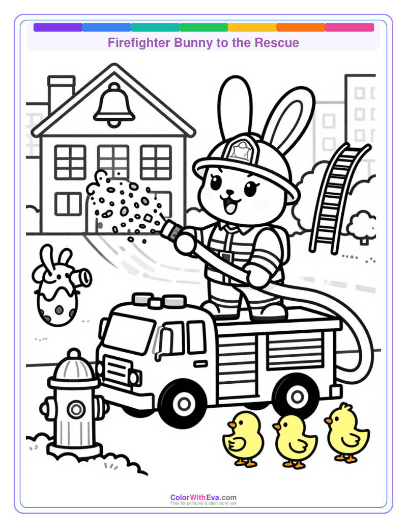 Firefighter Bunny to the Rescue thumbnail