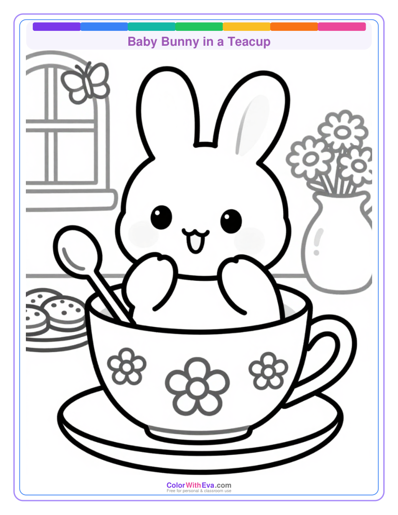 Baby Bunny in a Teacup thumbnail