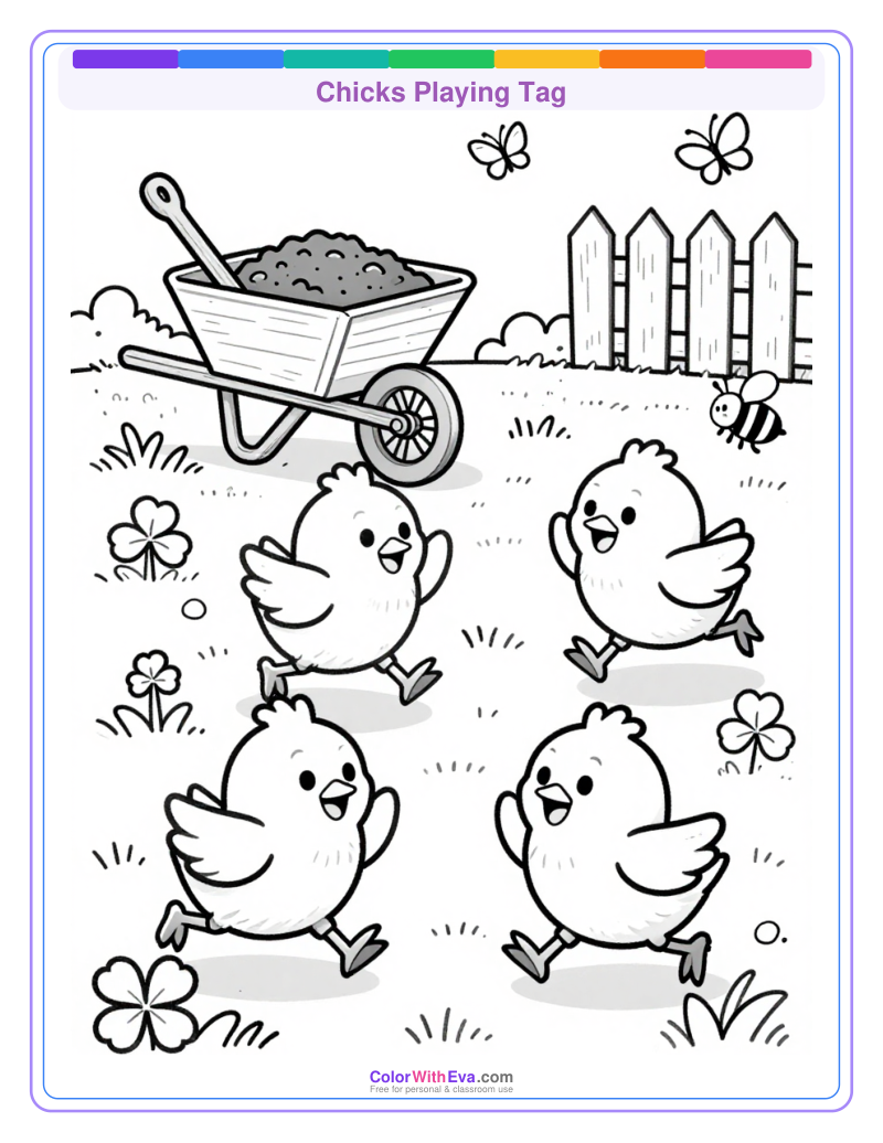Chicks Playing Tag thumbnail