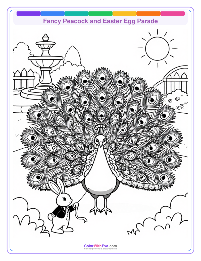Fancy Peacock and Easter Egg Parade thumbnail