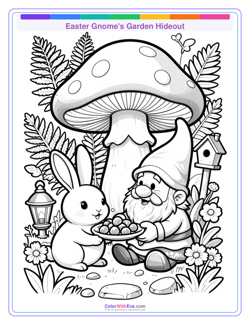 Easter Gnome's Garden Hideout preview