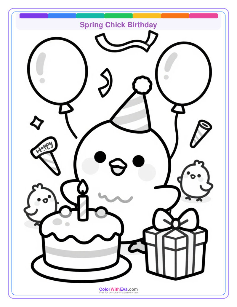 Spring Chick Birthday preview