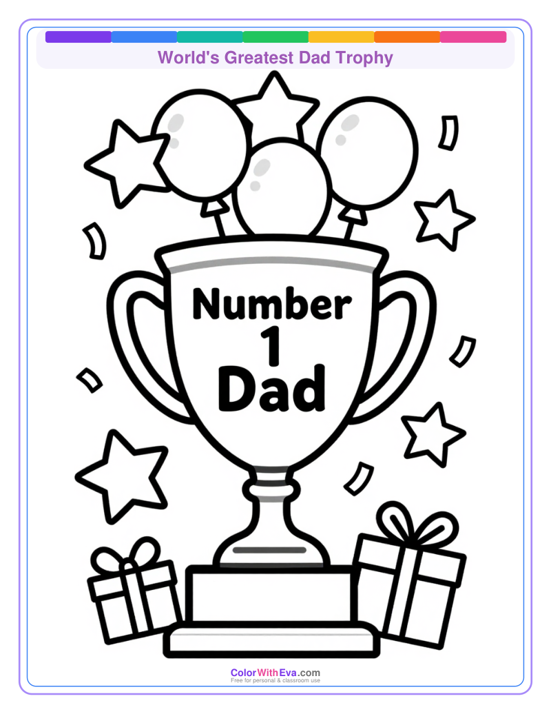 World's Greatest Dad Trophy preview