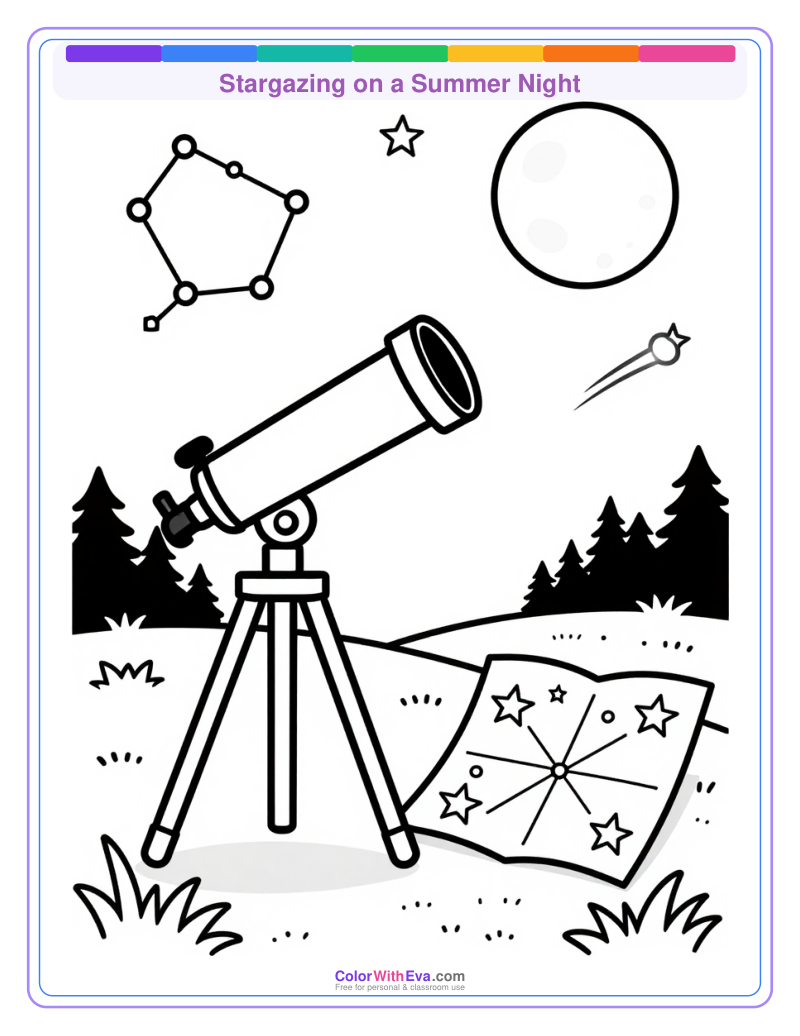 Stargazing on a Summer Night preview