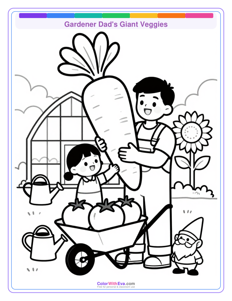 Gardener Dad's Giant Veggies thumbnail