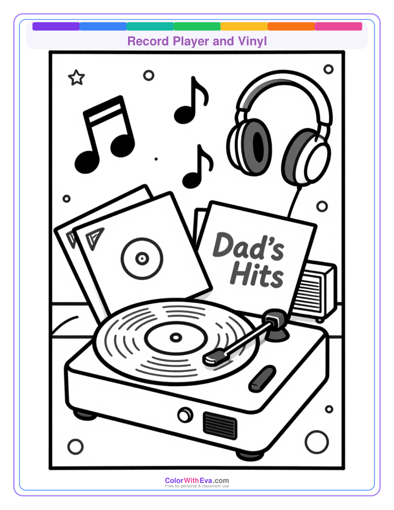 Record Player and Vinyl preview