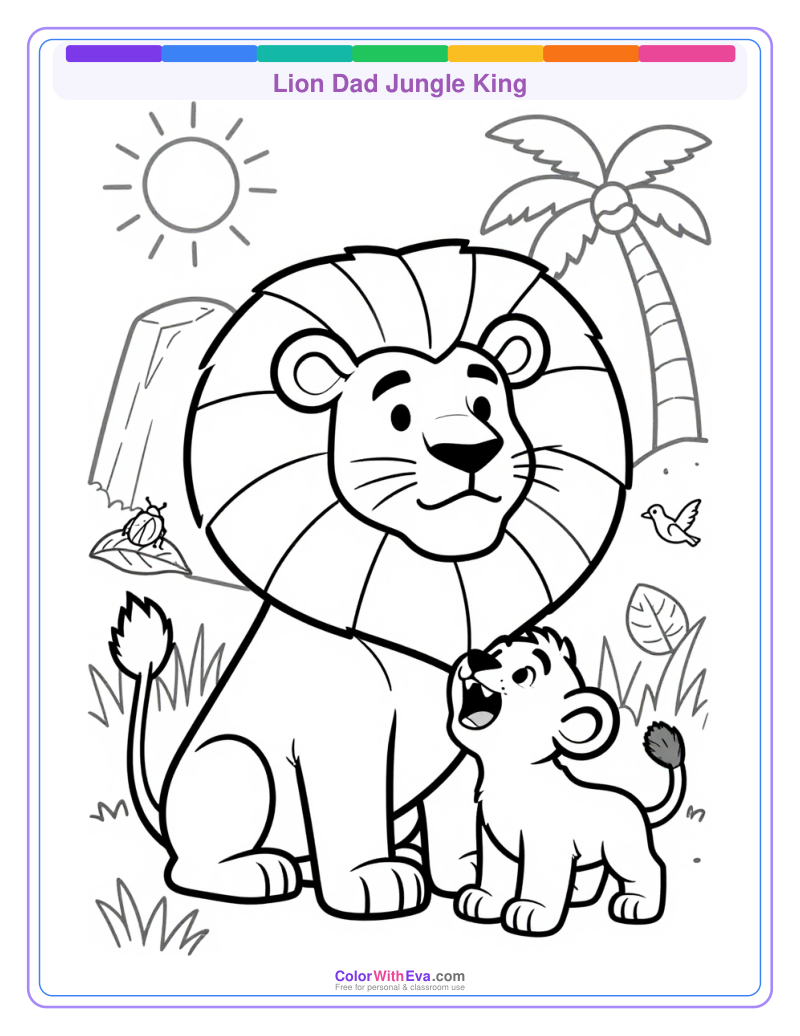 Lion Dad Jungle King thumbnail