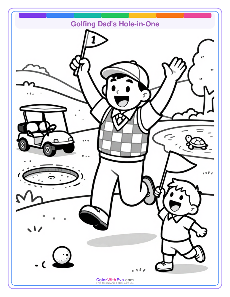 Golfing Dad's Hole-in-One thumbnail