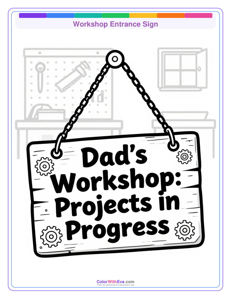 Workshop Entrance Sign preview