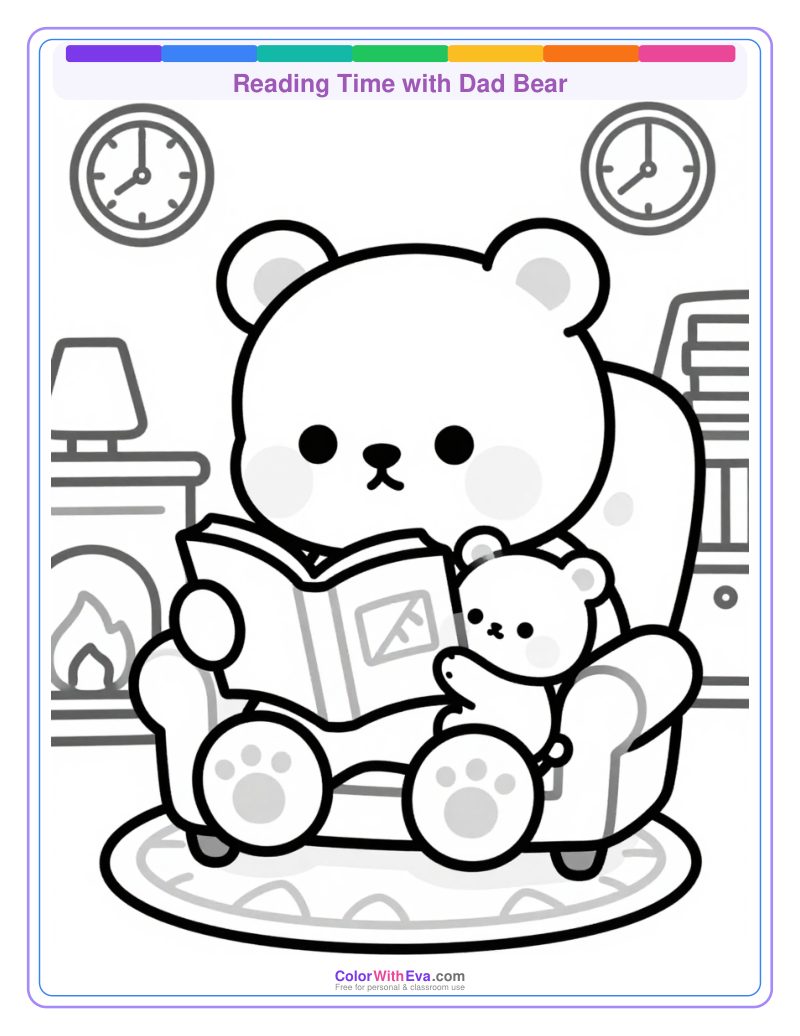 Reading Time with Dad Bear thumbnail