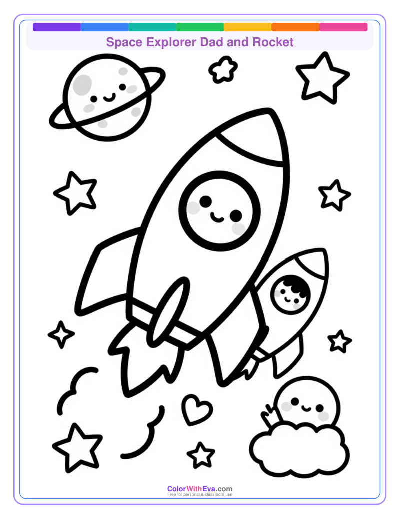 Space Explorer Dad and Rocket thumbnail