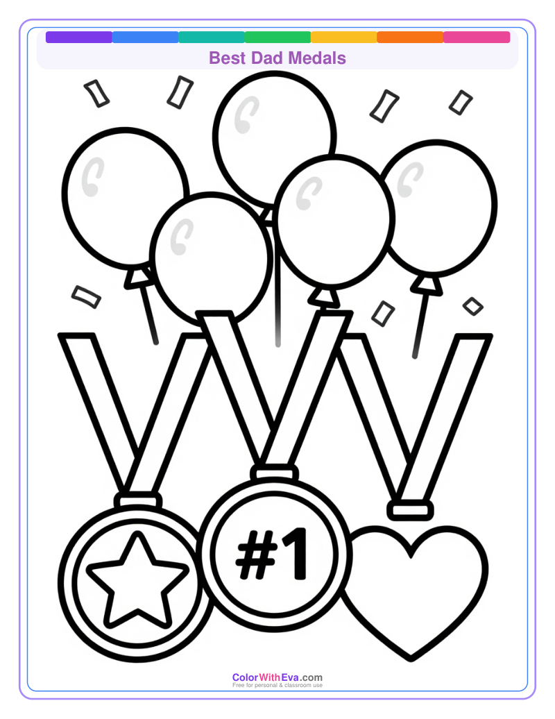 Best Dad Medals preview