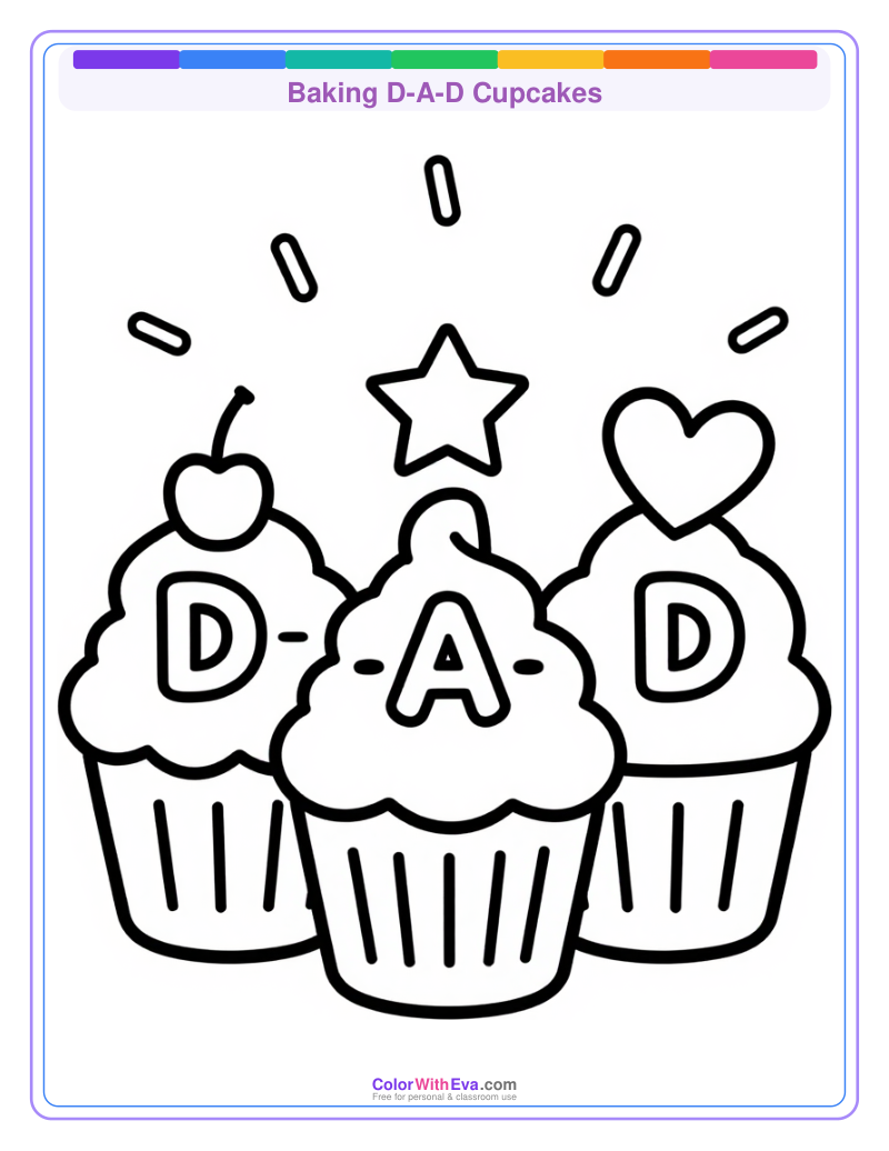 Baking D-A-D Cupcakes preview