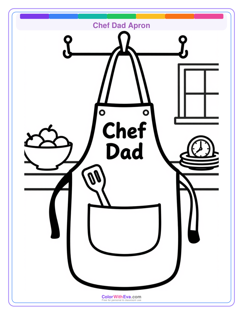 Chef Dad Apron preview