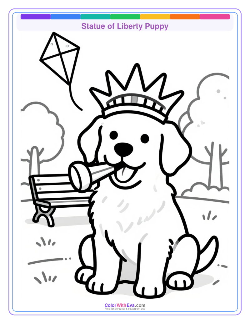 Statue of Liberty Puppy preview