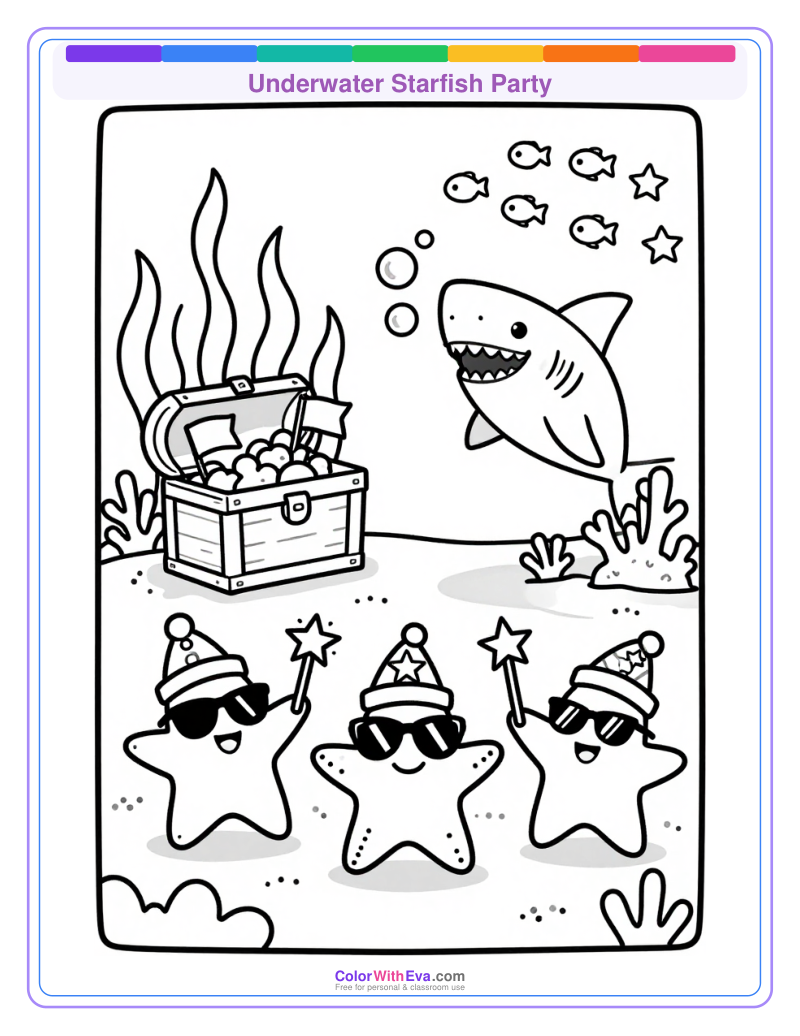 Underwater Starfish Party thumbnail