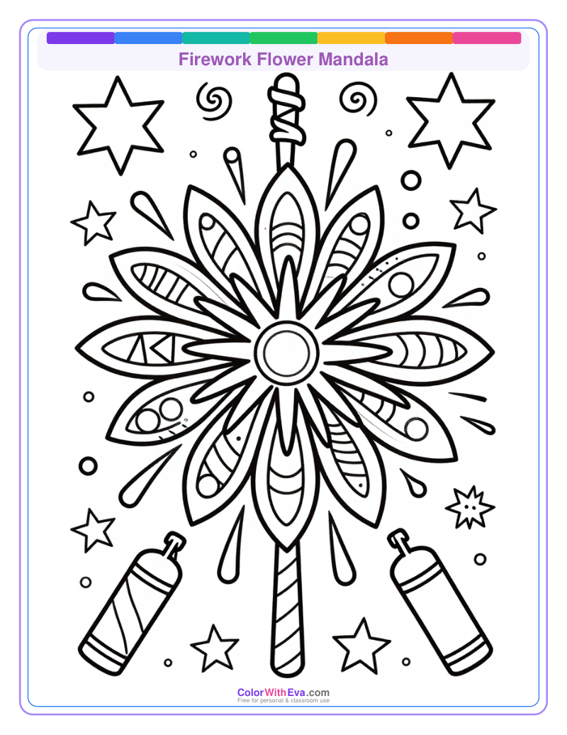 Firework Flower Mandala thumbnail