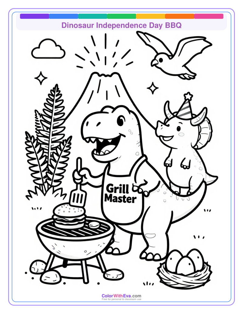 Dinosaur Independence Day BBQ thumbnail