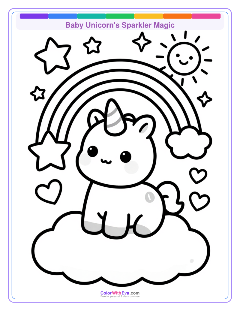 Baby Unicorn's Sparkler Magic thumbnail