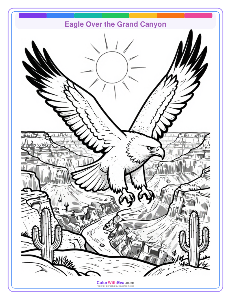 Eagle Over the Grand Canyon preview