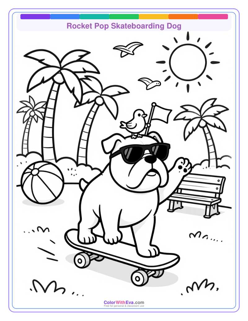 Rocket Pop Skateboarding Dog thumbnail