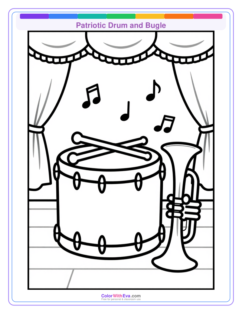 Patriotic Drum and Bugle preview