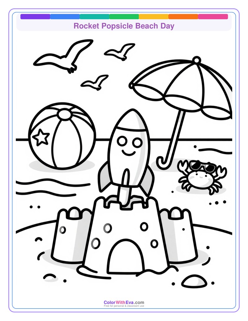 Rocket Popsicle Beach Day preview