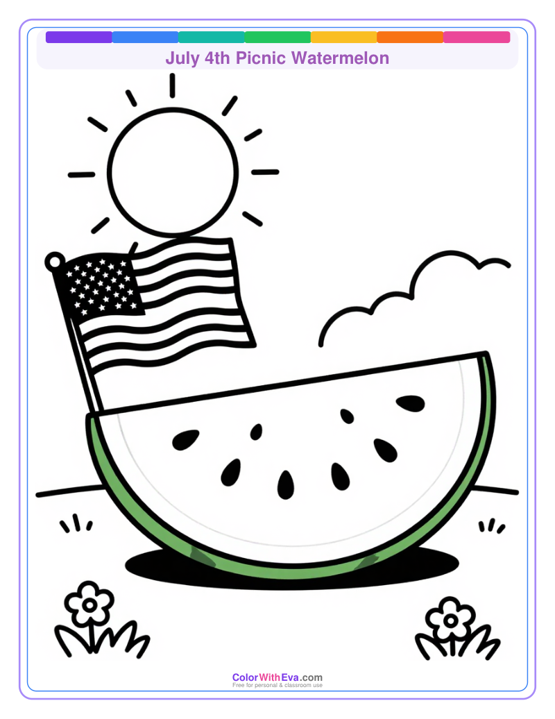 July 4th Picnic Watermelon preview