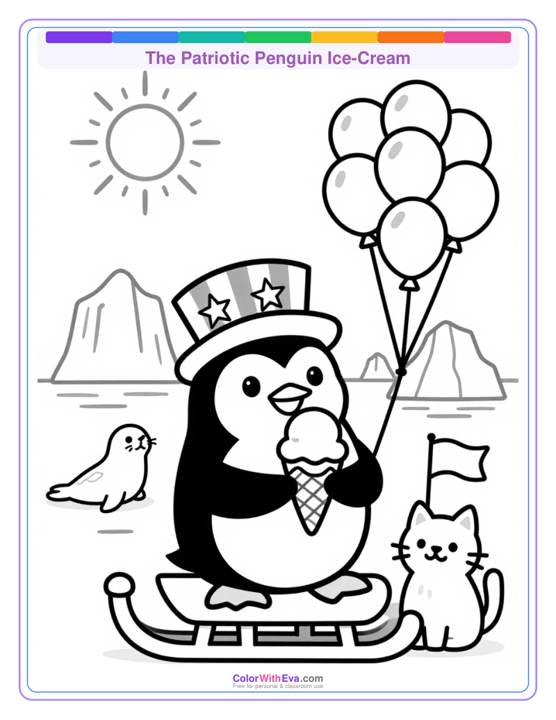 The Patriotic Penguin Ice-Cream thumbnail