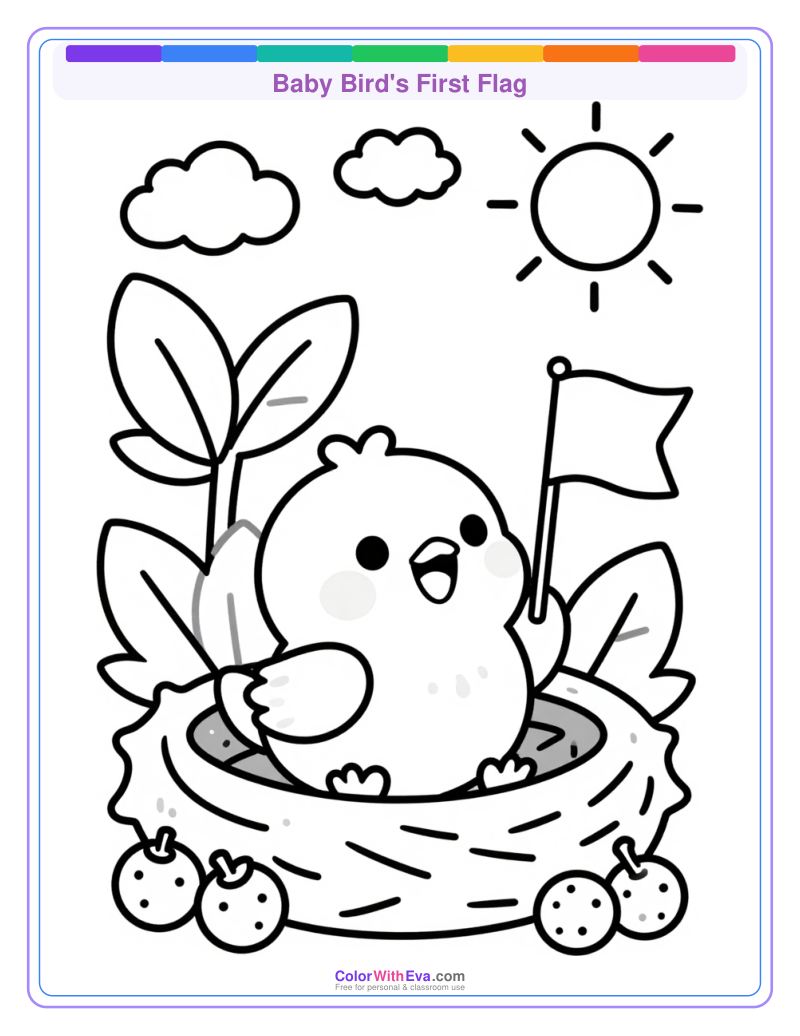 Baby Bird's First Flag thumbnail
