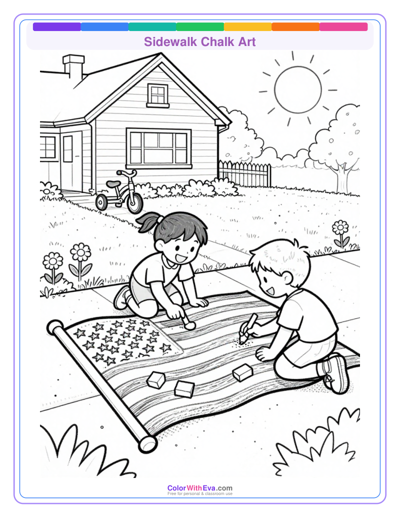 Sidewalk Chalk Art preview