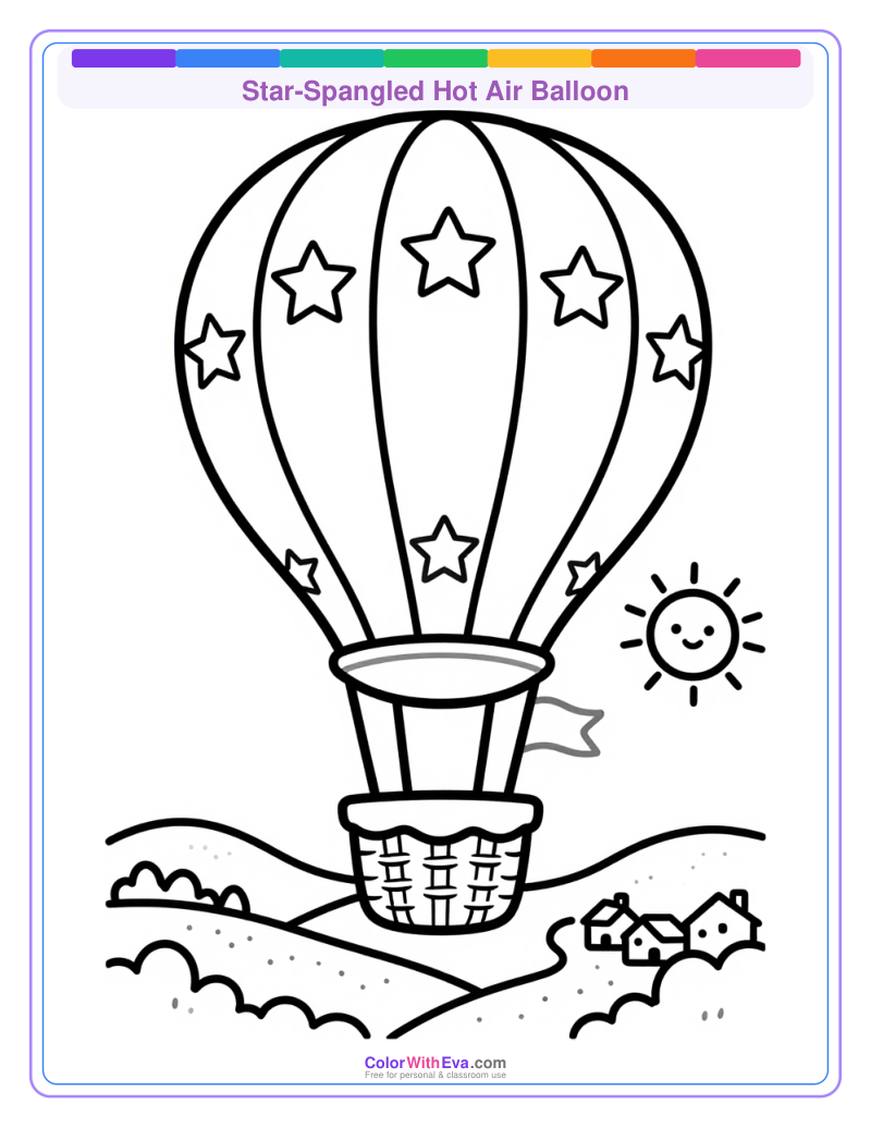 Star-Spangled Hot Air Balloon preview