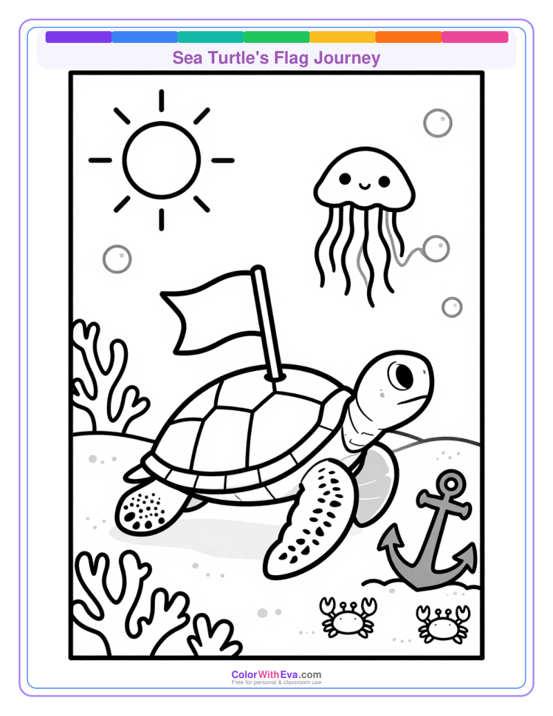 Sea Turtle's Flag Journey thumbnail