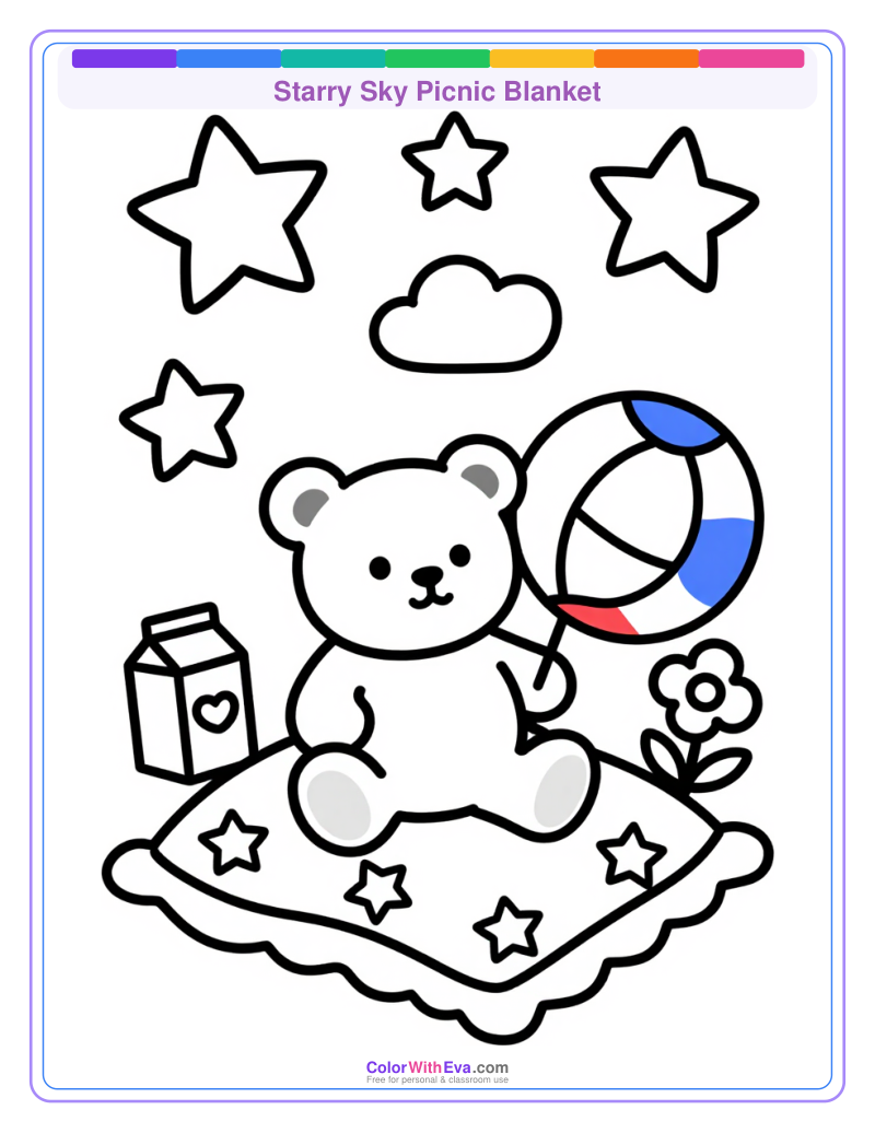 Starry Sky Picnic Blanket thumbnail