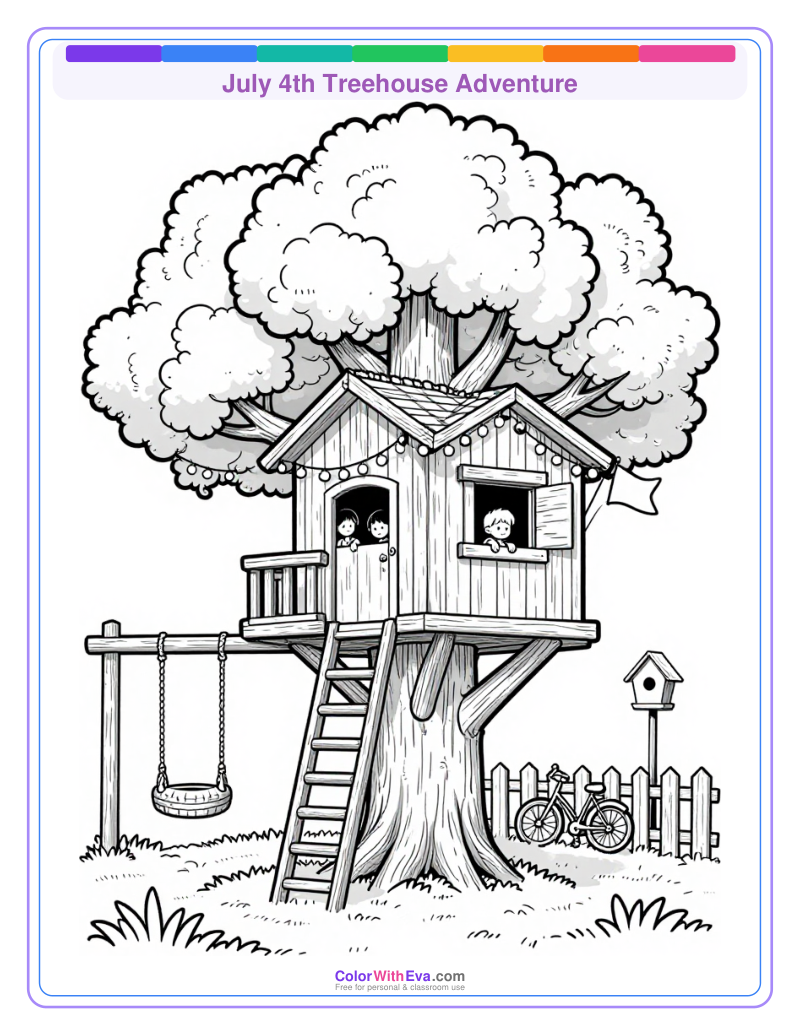 July 4th Treehouse Adventure preview