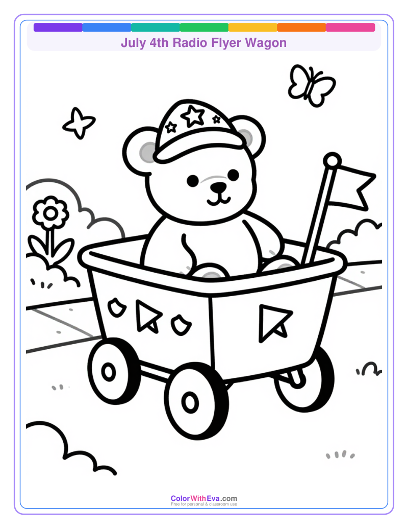 July 4th Radio Flyer Wagon preview